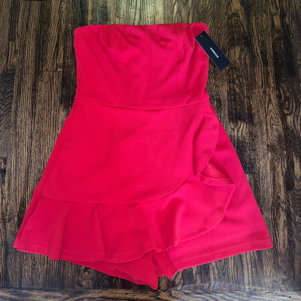 Red Lulus Romper